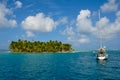 Sailing the San Blas Islands, Panama Royalty Free Stock Photo