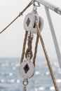 Sailing Ship Block Royalty Free Stock Photo