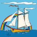 Sailing Ship Royalty Free Stock Photo