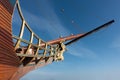 Sailing ship bow and figurehead Royalty Free Stock Photo