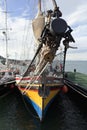 Sailing ship in Bykaia, Svalbard, Norway