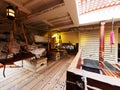 Sailing Ship Cabin, Maritime Museum, Sydney, Australia Royalty Free Stock Photo