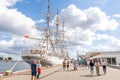 Sailing ship `Dar Pomorza` Gdynia, Poland Royalty Free Stock Photo