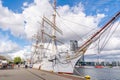 Sailing ship `Dar Pomorza` Gdynia, Poland