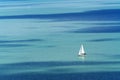 Sailing ship on Lake Balaton Royalty Free Stock Photo