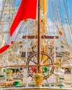 Sailing Ship Naval School Parked at Port