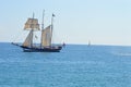 The Historic Old Square Rigged Sailing Ship Oostershelde Royalty Free Stock Photo