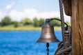 Sailing ship in the port Royalty Free Stock Photo