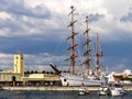 Sailing Ship Quayside Berth Royalty Free Stock Photo