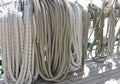 Sailing ship rope Royalty Free Stock Photo