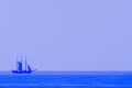 Sailing ship on the sea