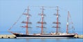 Sailing ship Sedov in Sochi Harbor Royalty Free Stock Photo