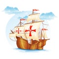 Sailing ship of Spain, XV century