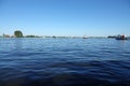 Sailing on Pikmar lake near Grou in Friesland, the Netherlands