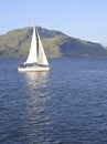 Sailing on the Sound of Mull, Scotalnd, UK. Royalty Free Stock Photo