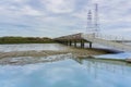 The sailing station in Baylands Park, Palo Alto, San Francisco bay area, California