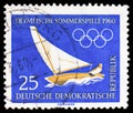 Sailing, Summer and Winter Olympics 1960, Rome and Squaw Valley serie, circa 1960