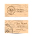 Sailing tour business card layout