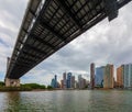 Sailing under the Story Bridge.