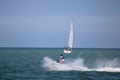 Sailing and water skiing on Lake Ontario in Rochester NY.