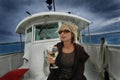 Sailing and Wining Royalty Free Stock Photo