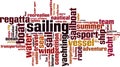 Sailing word cloud