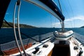Sailing on yacht Royalty Free Stock Photo