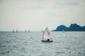 Sailing Yacht boats at Ao Dongtan beach, Sattahip