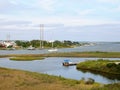 Sailing yacht on the ICW