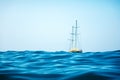 Sailing Yacht in the Tropical Sea, Yachting, Luxury Sailing
