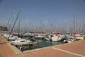 Sailing yachts in Herzliya Marina Royalty Free Stock Photo