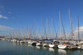 Sailing yachts in Herzliya Marina Royalty Free Stock Photo