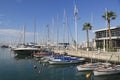 Sailing yachts in Herzliya Marina Royalty Free Stock Photo