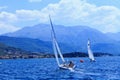 The sailing yachts