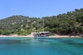 Sailingboat in greece