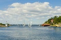 Sailingboats in Sodermanland archipelago Sweden