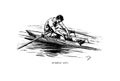 Sailling Boat illustration. Engraving illustration. Royalty Free Stock Photo