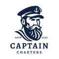 Sailor captain logo icon