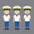 Sailor Character with Various Expression