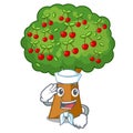 Sailor cherry tree in the cartoon shape