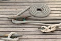 Sailor knot and mooring rope