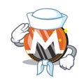 Sailor Monero coin character cartoon