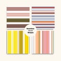 Sailor Stripes Seamless Texture Set. Male