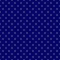 Sailor tile vector pattern with white polka dots on blue background