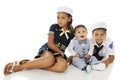 Sailors All Three Royalty Free Stock Photo