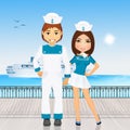 Sailors couple
