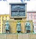 Sailors monument - Bergen Norway. Royalty Free Stock Photo