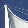 Sails and blue sky Royalty Free Stock Photo