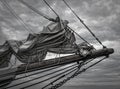 Sails Furled Royalty Free Stock Photo