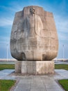 The Sails and Joseph Conrad monument in Gdynia, Poland Royalty Free Stock Photo